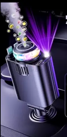 Car Charger with Air Freshener Star light