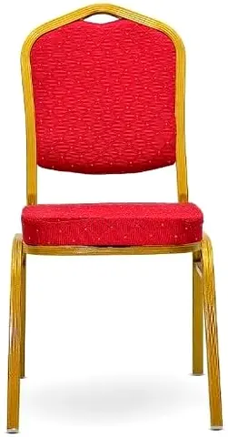 MOHAMMAD AZIM FURNITURE Comfortable Red Chair PARTY CHAIR  MAF-029 HEAVY DUTY 4.4KG