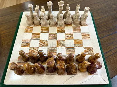 Onyx Marble Chess (Hand Made)