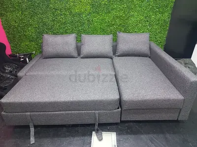 Modern Grey Sectional Sofa with Storage