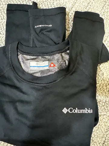 Columbia Base Layer Set - Black