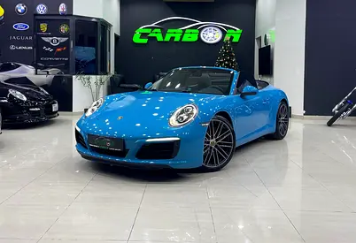 PORSCHE CARRERA CABRIOLET MIAMI BLUE GCC FULL PORSCHE SERVICE HISTORY