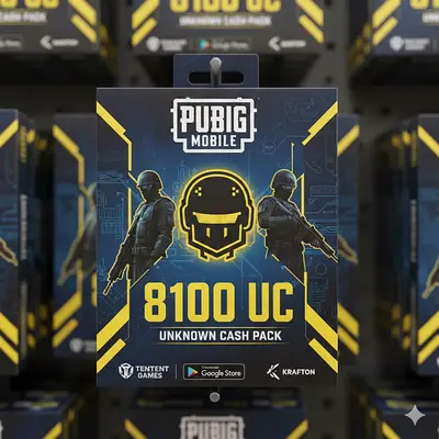 PUBG UC AVAILABLE 8100 UC = 280 AED