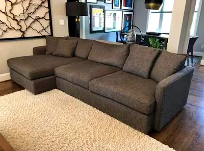 Cratebarrel L Shape sofa