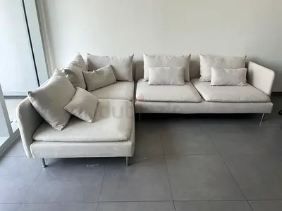 Looks great Condition Ikea Sodhremn Corner Sofa Beige
