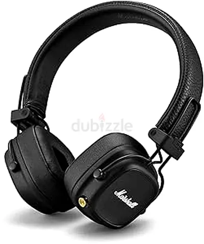 Marshall Major IV Bluetooth Headphones - Foldable Wireless Headphones Bluetooth With 80 Hours of Pla
