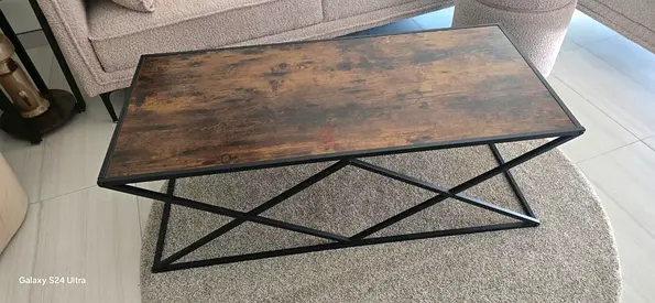 Set of Stunning Rustic tables with Metal Frame