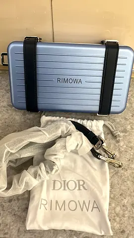 Dior X Rimowa Aluminium side bag