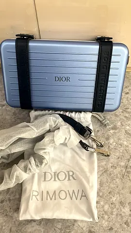 Dior X Rimowa Aluminium side bag