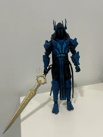 Blue Action Figure: Fortnite The Ice King 7” original design with Sword and pickaxe