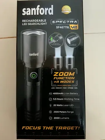 Sanford Spectra V2 Rechargeable LED Searchlight