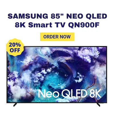 Samsung 85 Inch NEO QLED 8k AI Smart TV | QN900F | Free Delivery | Warranty