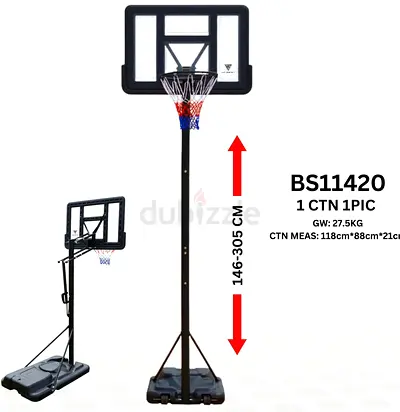 Adjustable Portable Basketball Hoop for All Ages