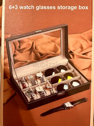 Watch and sunglass organizer