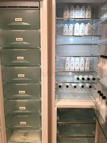 Miele latest model separate fridge and freezer set built-in fully-integrated