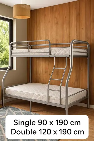 Brand New Heavy Duty Family Bunk Bed With Good Quality Mattress