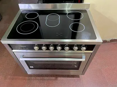 Campomatic Electric Ceramic Stove 5 Burners 90×60cm Mint Condition Working Order Perfect