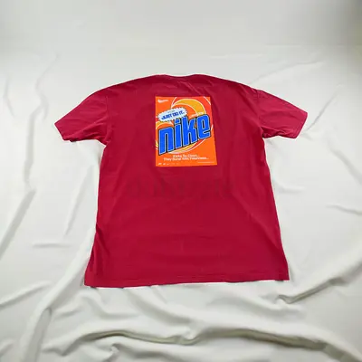 Authentic Nike Keep It Clean Graphic Tee - Red | Size XL (Resized)