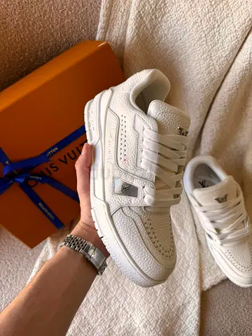 Louis Vuitton White Sneakers for Sale