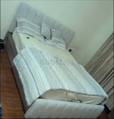 Comfortable Bed with Soft Textiles