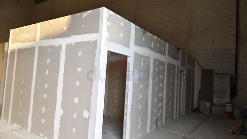 Gypsum carpenter work