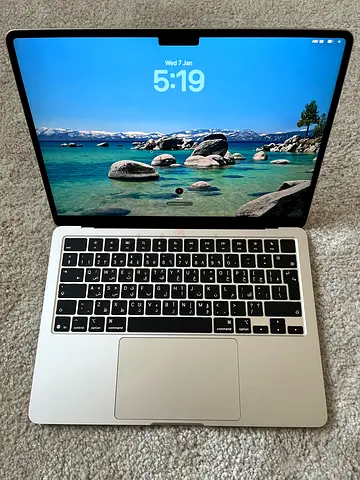Apple MacBook Air 13-inch 2025 M4 Chip Starlight English/Arabic + Apple care+