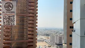 2BR apartment in Ajman One Tower with city &amp; park view. 1,616 sq ft, vacant and ready. Cash pric