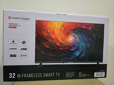 Northway Frameless 32 Smart LED Model: NW32YEU Screen Size: 32 Inches Display Type: LED