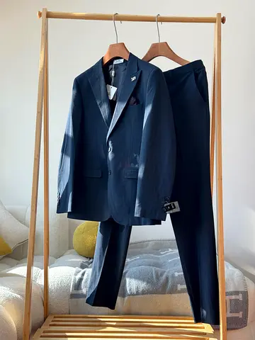 Hermes Mens Dark Navy Suit for Sale
