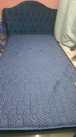 Double Wooden Bed + Ortho Medical Mattress