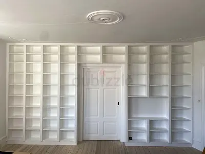 Stylish White Custom Bookshelf for Elegant Spaces