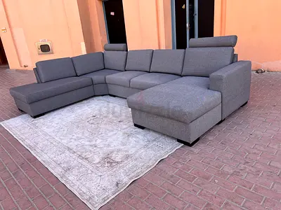 IKEA U Shaped Sofa Dark grey