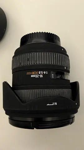 Nikon 4 Lens 60mm micro 2.8, 50mm 1.8, 18-105 3.5-5.6, Sigma 10-20 mm 4-5.6