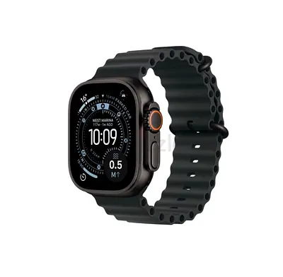Apple Watch Ultra 3 GPS + Cellular 49mm Black Titanium Case With Black Ocean Band