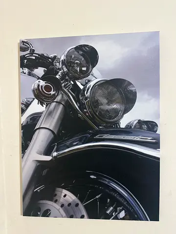 High-Quality Motorcycle Headlight Canvas