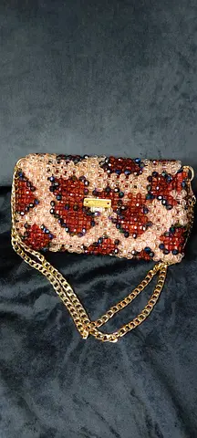 Elegant Handcrafted Beaded Evening Bag