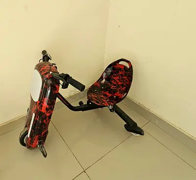 Kids Marble Red Drift Scooter