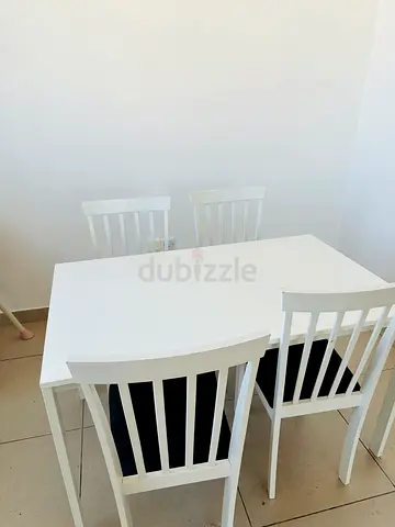 Dining table with chair