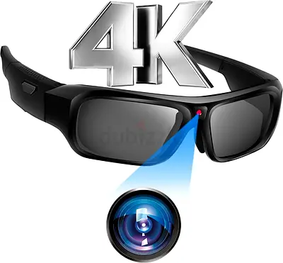 Smart Camera Glasses, 4K/2160P HD Video Recording Sunglasses