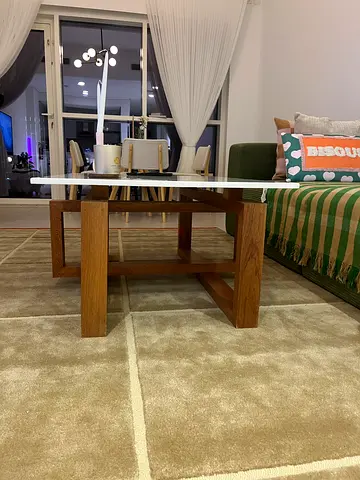 Modern Coffee Table with Unique Stand