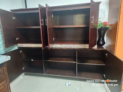 Sturdy Wooden Wardrobe with Ample Storage