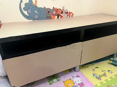 Stylish Modern TV Stand with Drawers