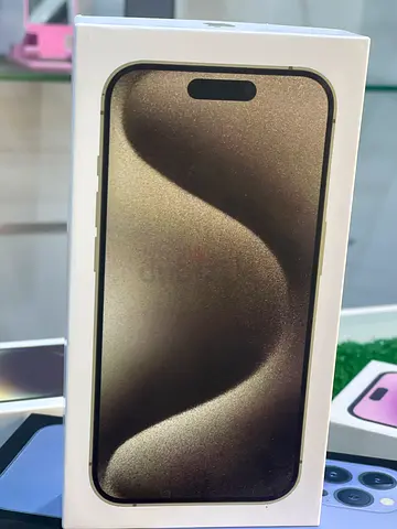 iPhone 15pro max Brand new 256gb 1 year warranty free delivery available UAE