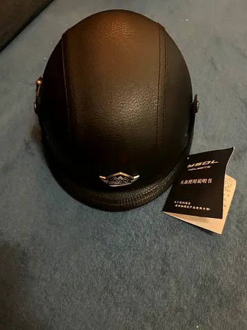 Stylish Black Riding Helmet