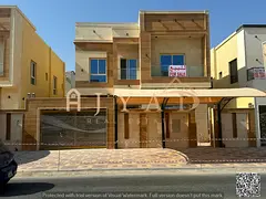For sale: Brand new two-story villa, freehold for life, in Al Yasmeen area on Sheikh Mohammed Bin Za