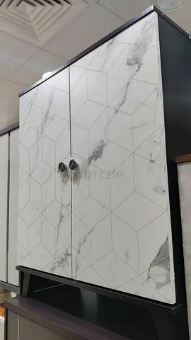 Stylish Geometric Pattern Cabinet