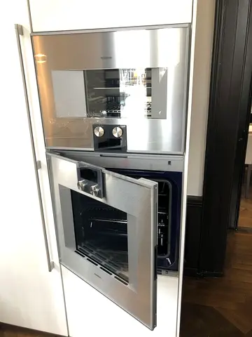Gaggenau latest model series 400 electric oven and microwave set built-in integrated model 60cm