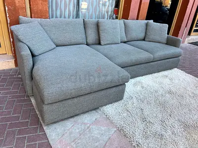 Cratebarrel lounge deep L shape sofa