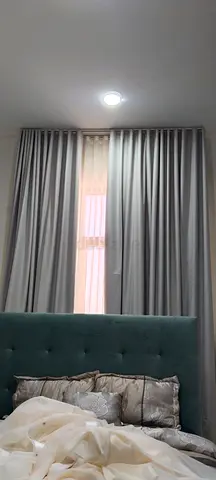 Elegant Grey Curtains for a Cozy Bedroom