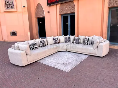 Pan Emirates Corner Sofa Beige